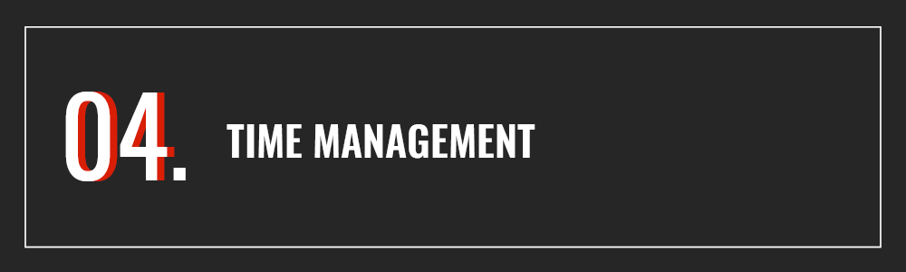 #4 time management business skills.